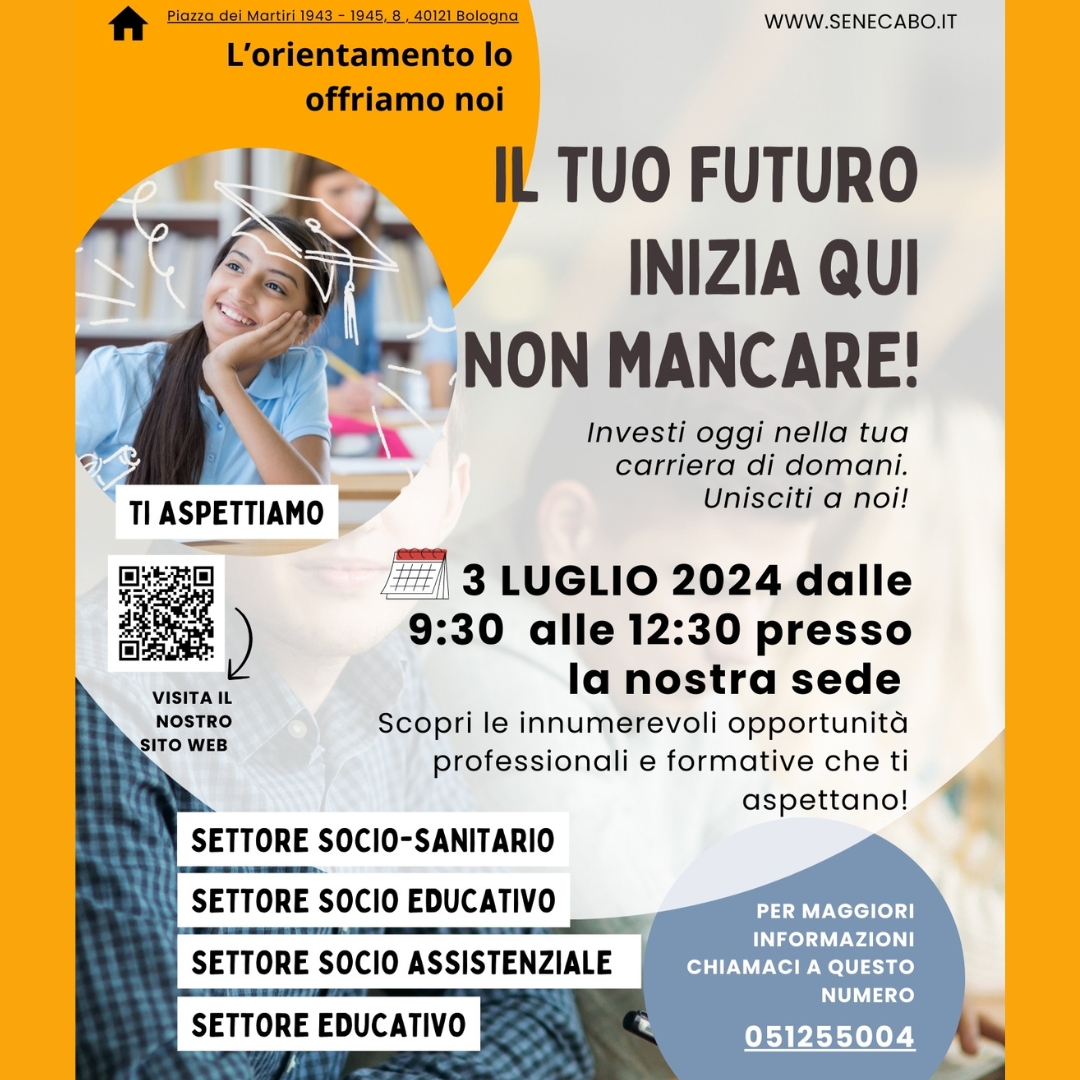 Giornata orientamento. Orientamento al lavoro sociale sociosanitario educativo